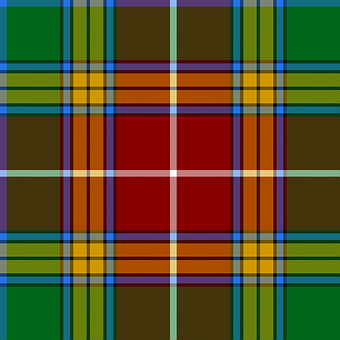 Tartan, Baxter, Escocês, Gráfico, Verde