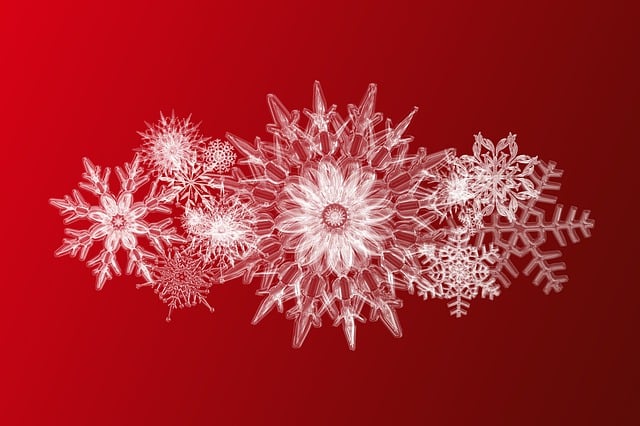 Free ice crystal crystal snowflake illustration