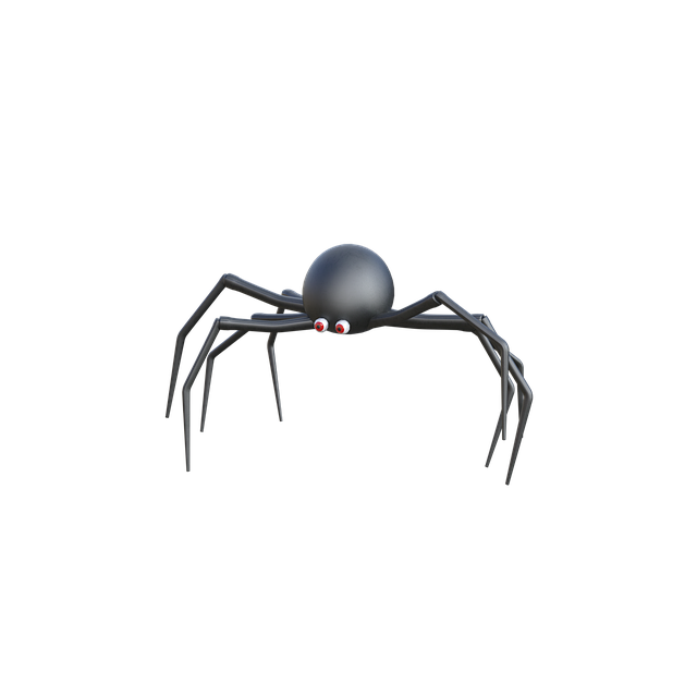 Free cute spider black climb illustration