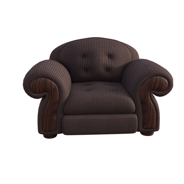 Free oversized chair 3d illustration