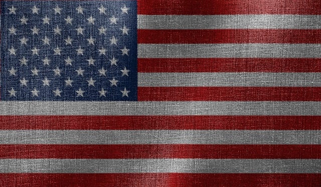 Vlajka, Usa, Amerika, Národní, Národ