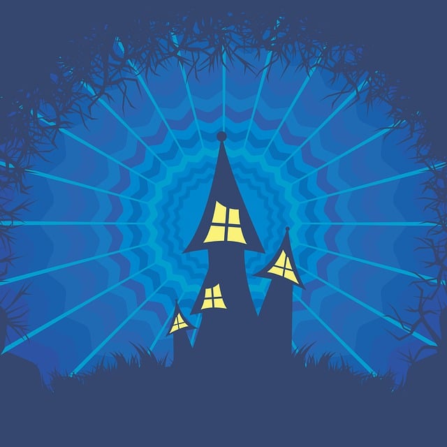 Free witchcraft trap spider illustration