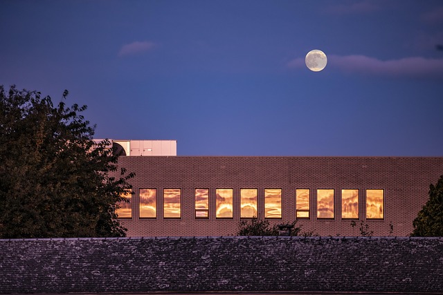Free Moon Sunrise photo and picture