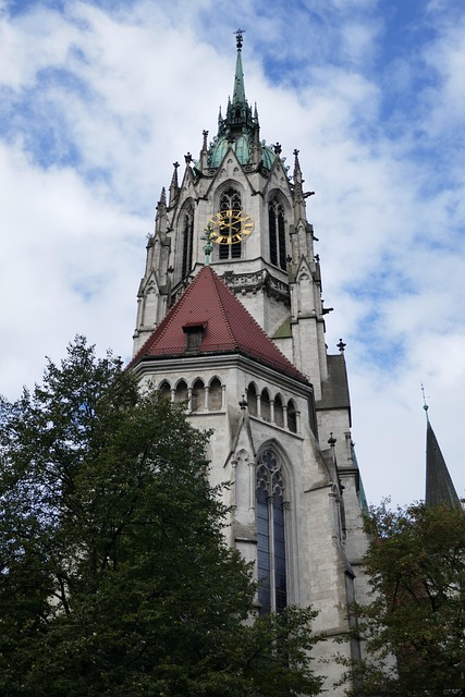 Iglesia, Alemania, Munich, Arquitectura