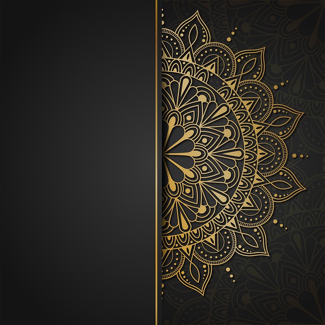 Free mandala flower pattern illustration