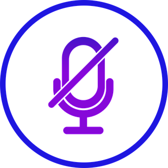 Free Mute Icon illustration and picture