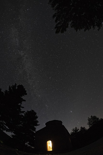 Milchstraße, Nacht, See, Himmel
