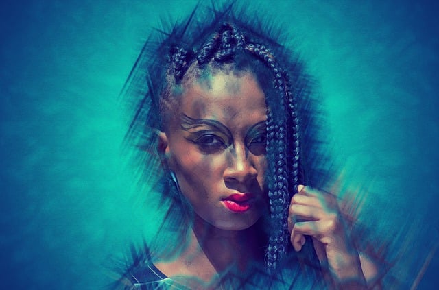 Download free HD stock image of African Woman Free african woman girl illustration