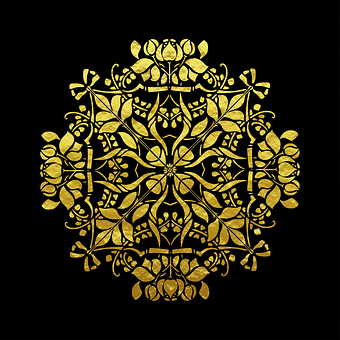 Free Goldpattern Gold vector and picture