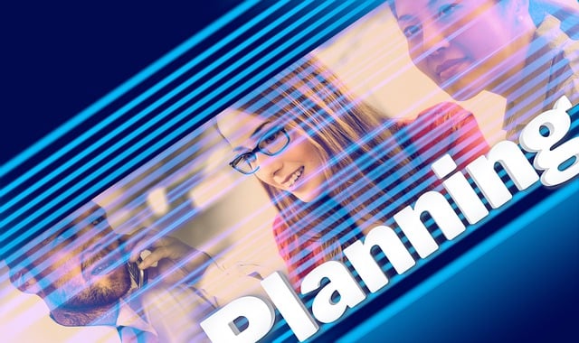 Free business idea planning business plan illustration