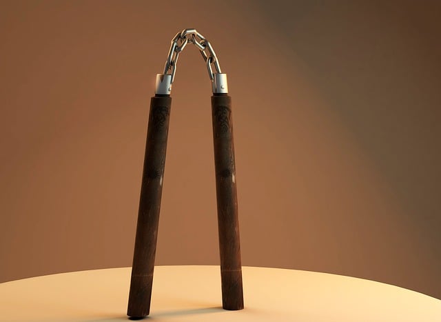 Free karate tool fighting illustration