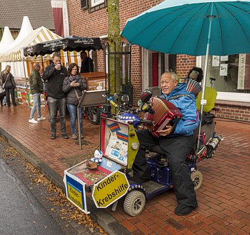 Free Street Musician Help Children photo and picture