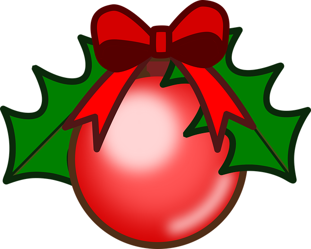 Free christmas ornament tree illustration