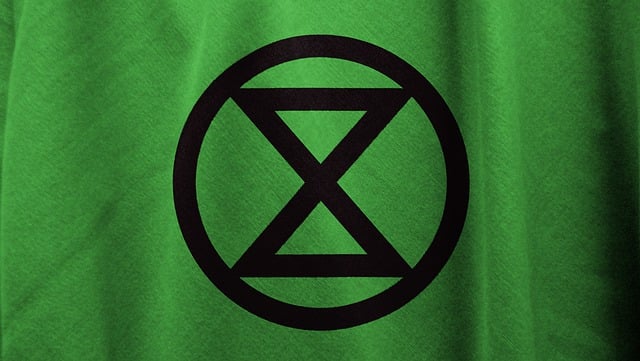 Free extinction rebellion climate change protest illustration