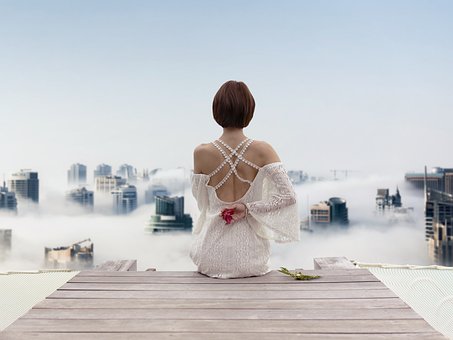 Free Pier Woman photo and picture