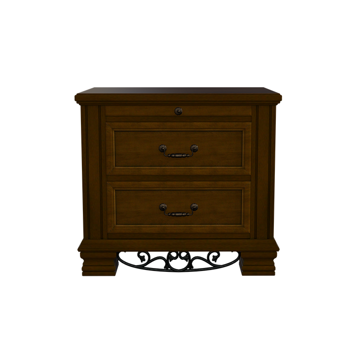 Download Side Table, Drawers, Metal Pulls. Royalty-Free Stock ...
