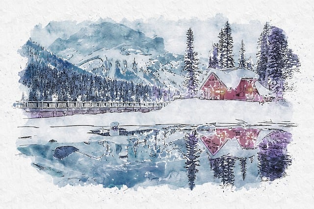 Free canada sunset dusk illustration