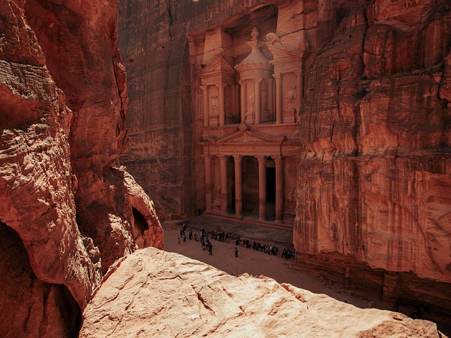 Petra, Jordanien, Wüste, Kamel, Stein