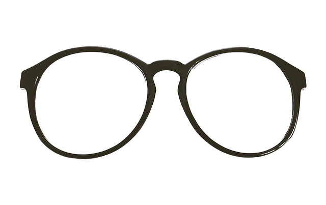 Free glasses vision isolated illustration