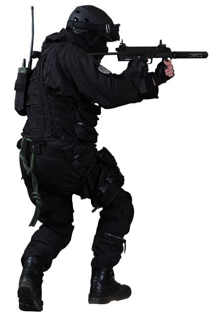 Free gun model soldier illustration