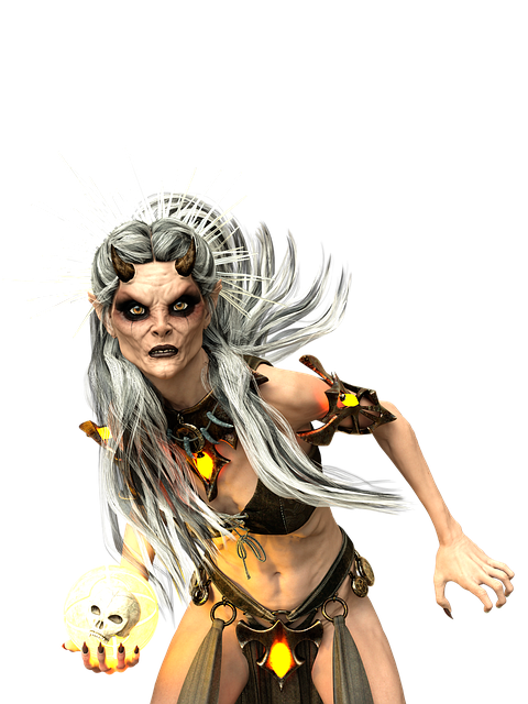 Free fantasy character 3d illustration