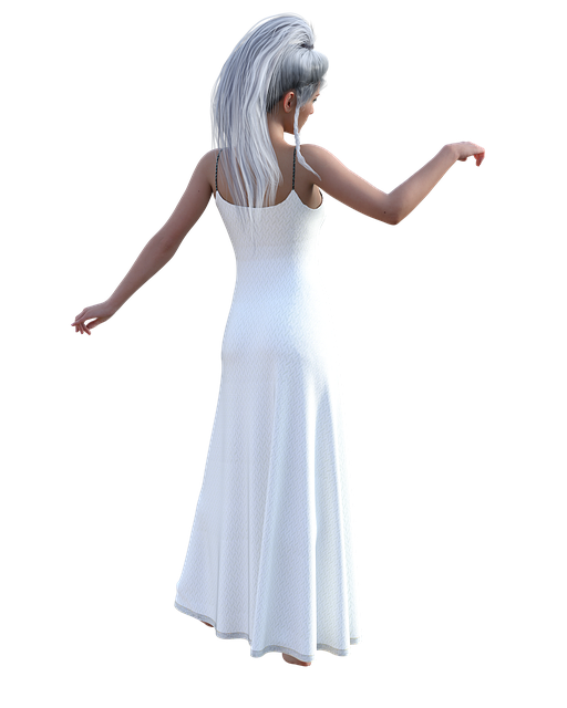Free woman 3d character illustration
