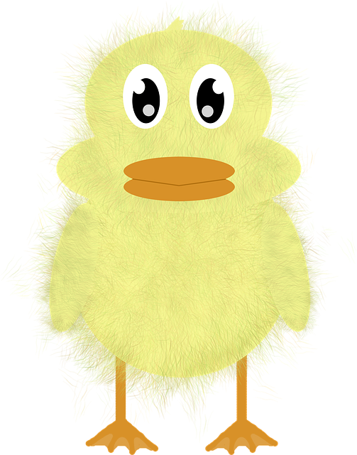 Free easter chick peep illustration