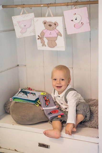 Infantil, Libro, Niño, Chico, Bebé