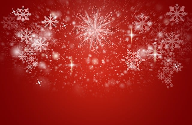 Free christmas stars snowflakes illustration