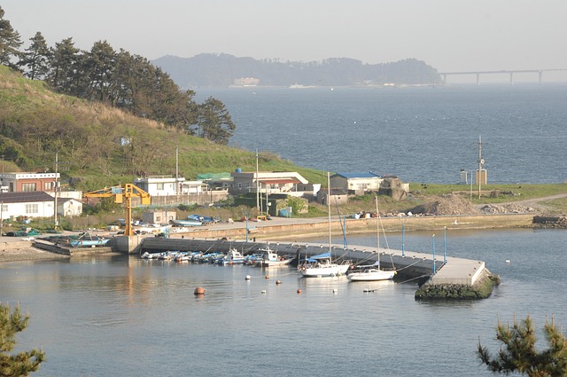 Hafen, Fischerdorf, Fischerboot, Frieden