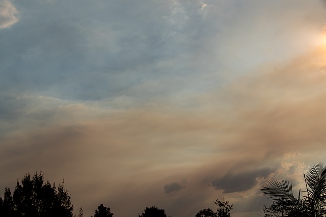 Free Sunset Smoke photo and picture