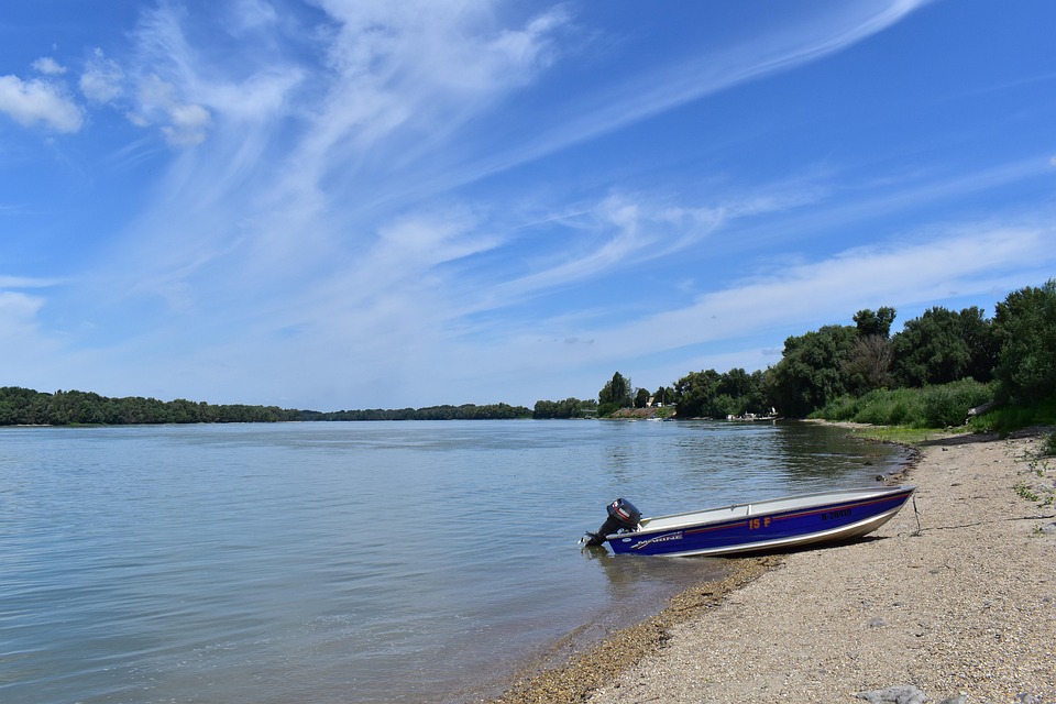 River Shore Boat Blue Sky Nice - Free photo on Pixabay - Pixabay