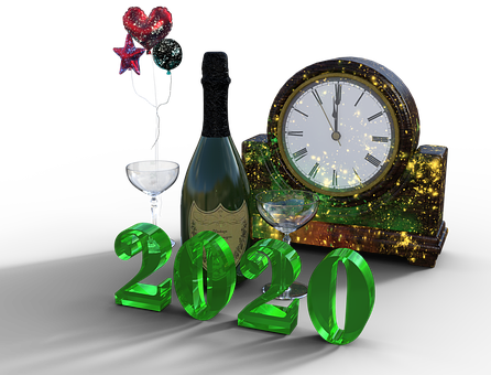 Silvester, 2020, Jahreswechsel