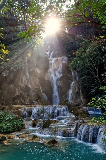 Kuang Si Wasserfall, Luang Prabang, Laos
