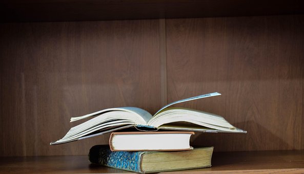 Bücher, Ein Regal, Bibliothek