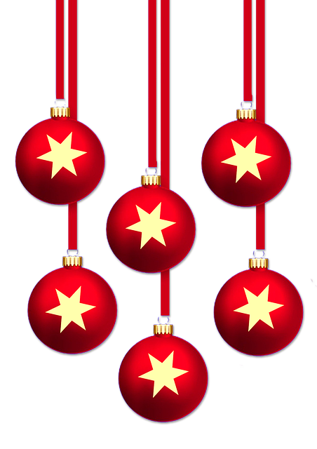 Weihnachtskugeln, Sterne, Weihnachten