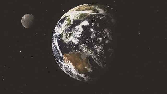Free space planet earth illustration