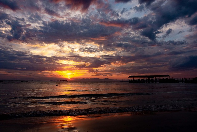 Free Ilha Do Mel Sunset photo and picture