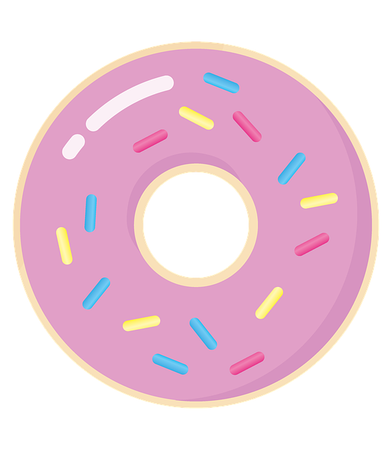 Free donuts sweet cake shop illustration