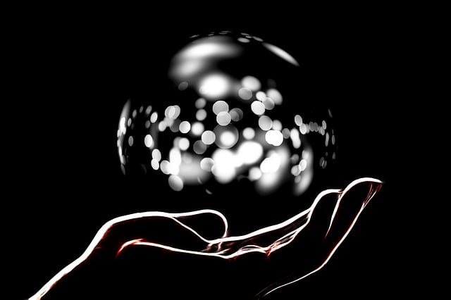 Free hand bokeh bullet illustration