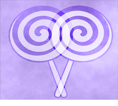 Lollipop, Фиолетовый, Circle, Круг
