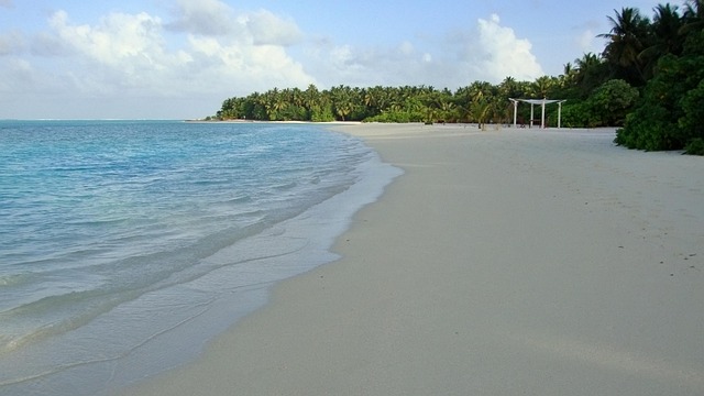 Praia, Maldivas, Mar, Areia, Tropical
