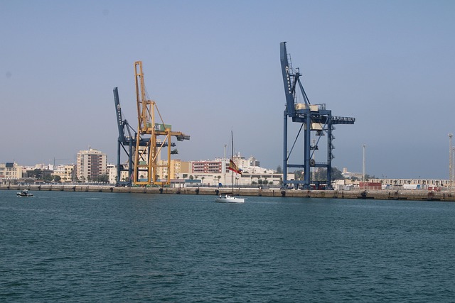 Cranes Portico, Port Of Cadiz