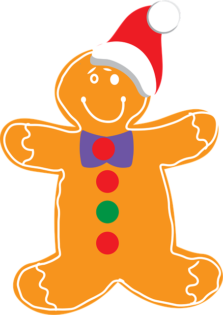Free christmas gingerbread man gingerbread vector