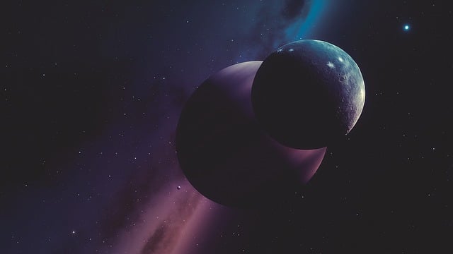 Free space planet universe illustration