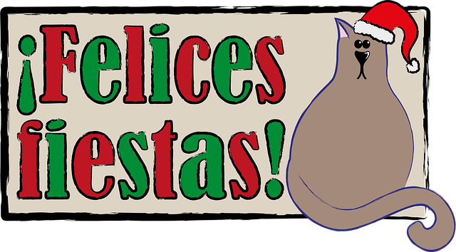 Free christmas happy holidays pet vector