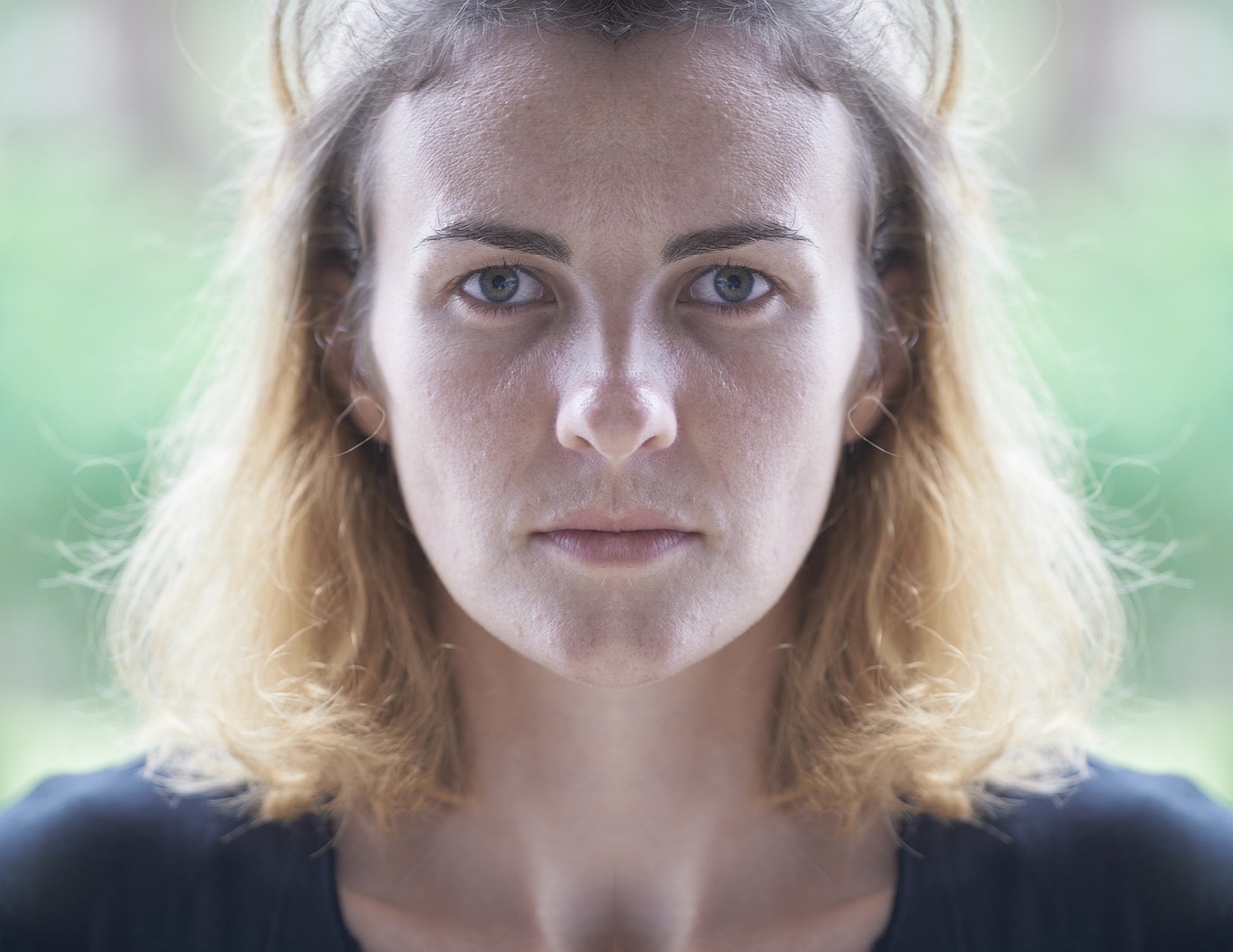 Woman Blonde Symmetry - Free photo on Pixabay