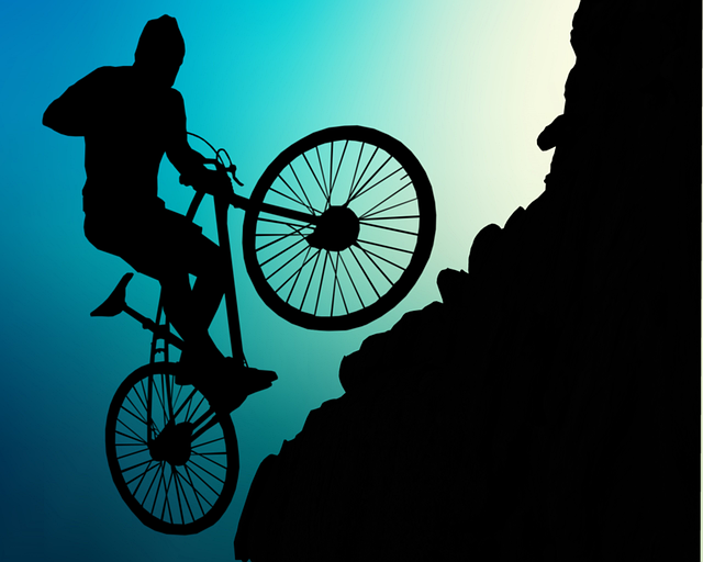 Free bike mountain cycling illustration