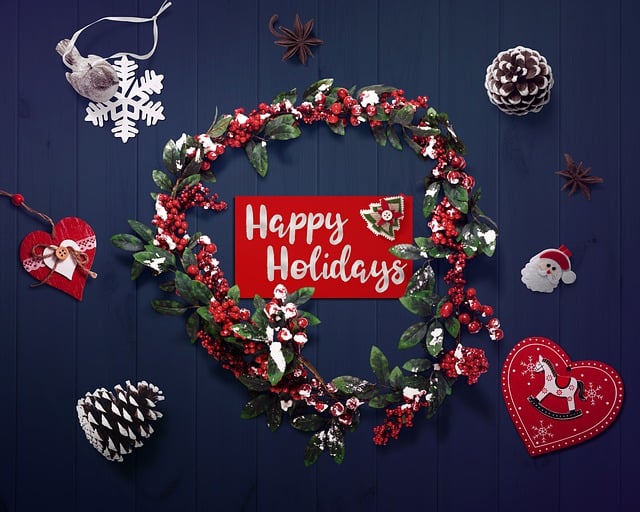 Free christmas decoration holiday illustration