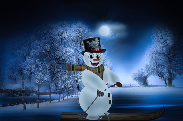 Boneco De Neve, Neve, Inverno, Frio